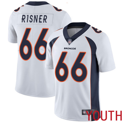 Youth Denver Broncos #66 Dalton Risner White Vapor Untouchable Limited Player Football NFL Jersey